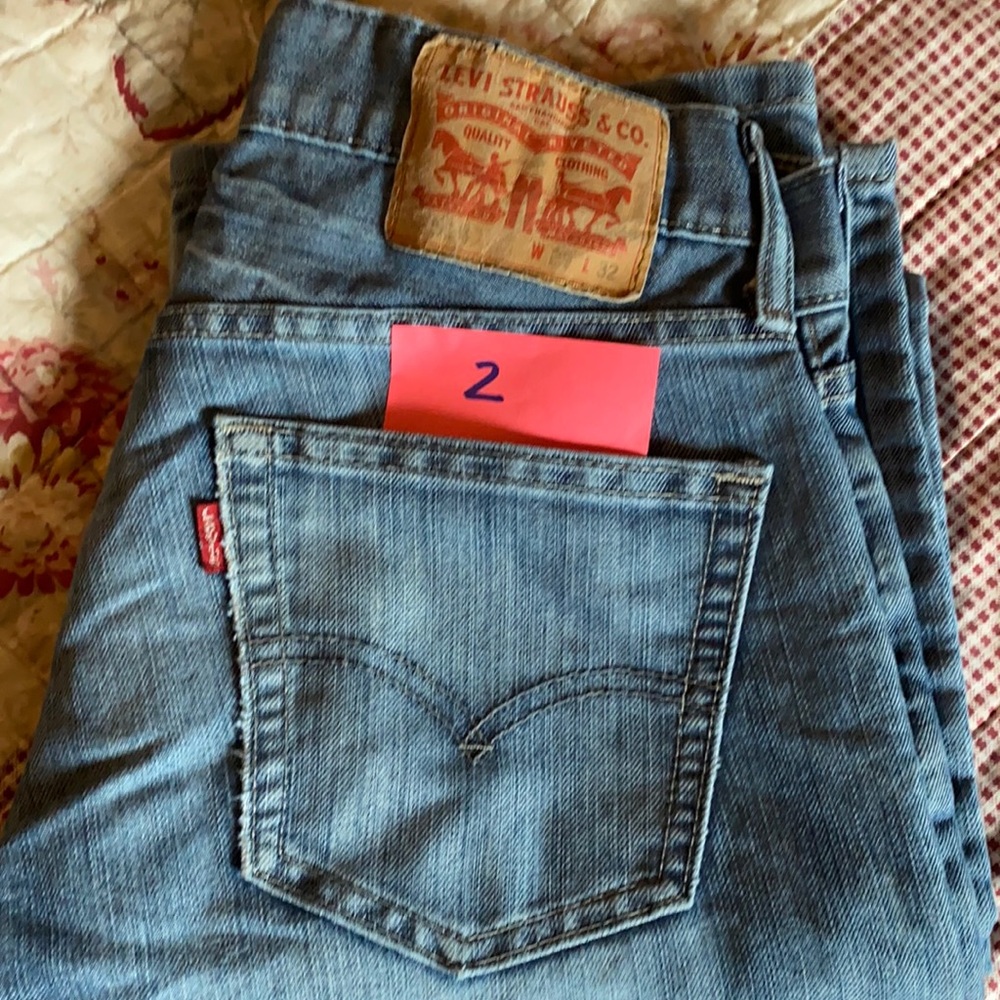 Men’s 29 x 32 Levi’s 514 blue jeans